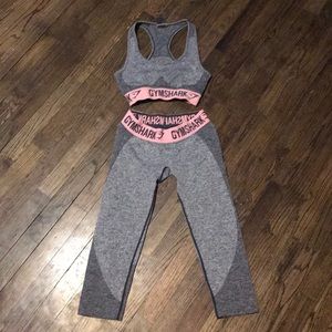 Gymshark crop pants and sports bra